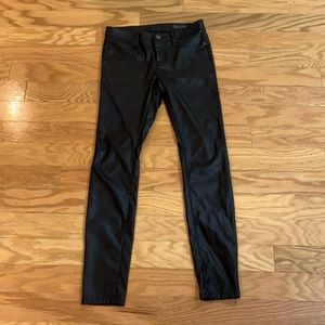 Faux leather pants